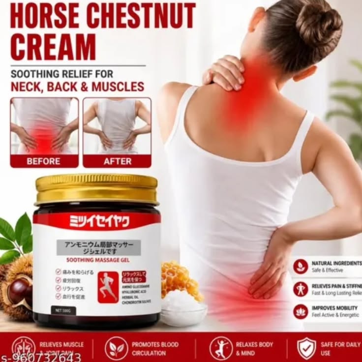 Herbal Soothing Massage Gel (Pack of 2) | Cooling Massage Gel for Muscles & Joints